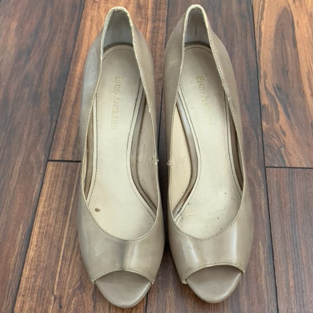 Peep Toe Platform Heel